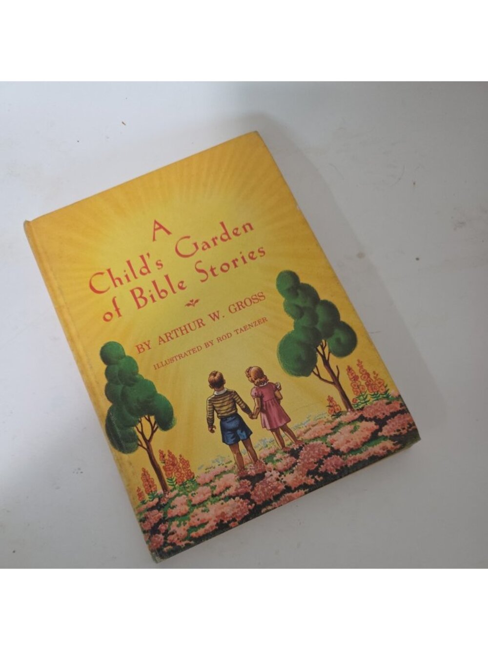 A Childs Garden of Bible Stories Book by Gross, Arthur W. Color Illustrated 1948